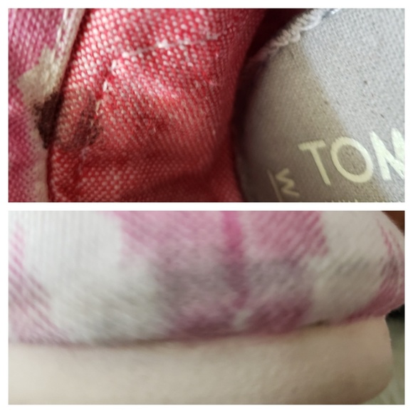 TOMS, Pink & White, W7.5, Really Cute - Picture 7 of 7